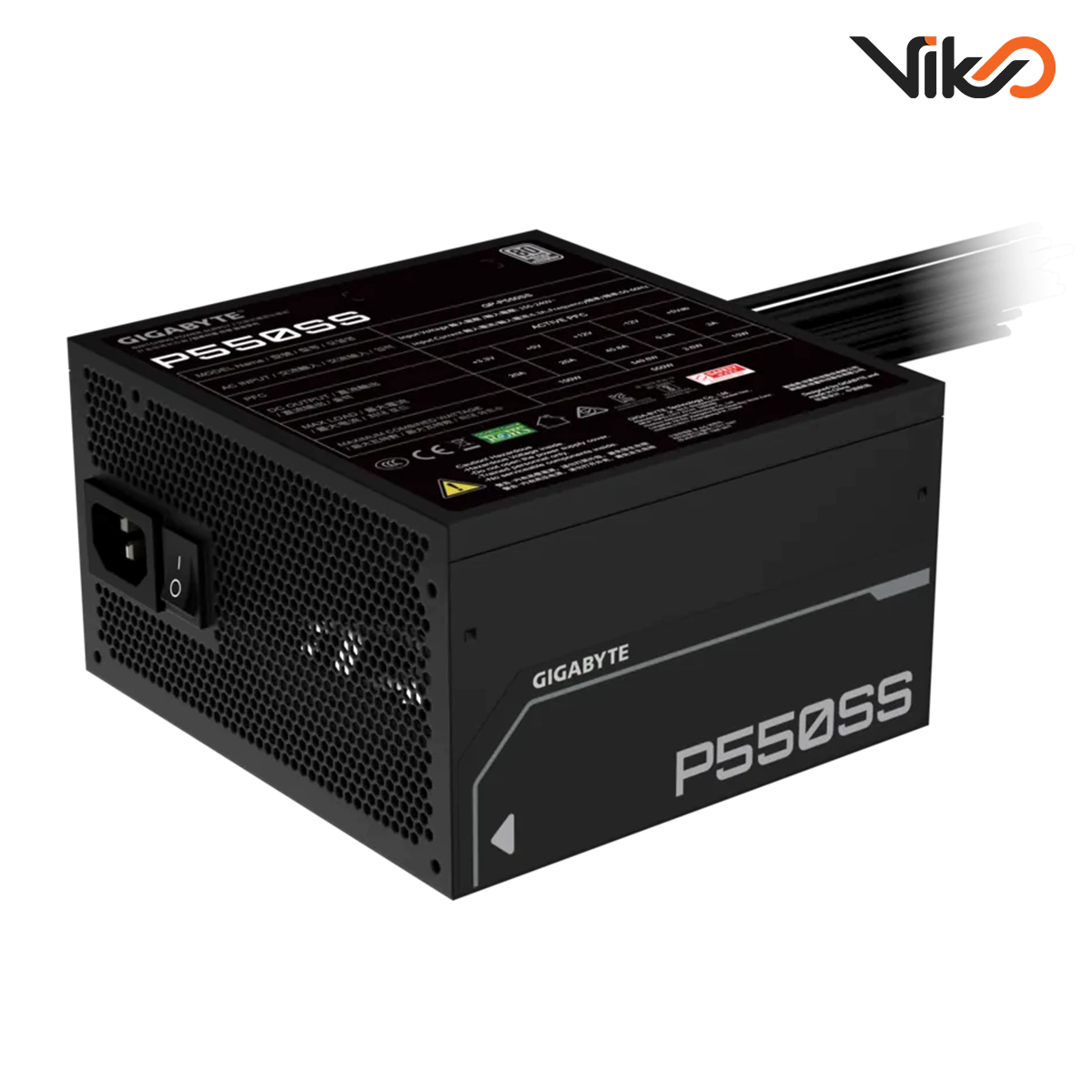 منبع تغذیه کامپیوتر گیگابایت مدل P550SS (2)