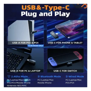 هدست بی سیم گیمینگ اونیکوما مدل GT806