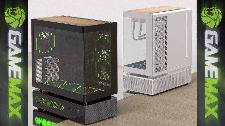 GAMEMAX N90 با طراحی پانورامای 270 درجه و نمایشگر دات‌ماتریکس معرفی شد!