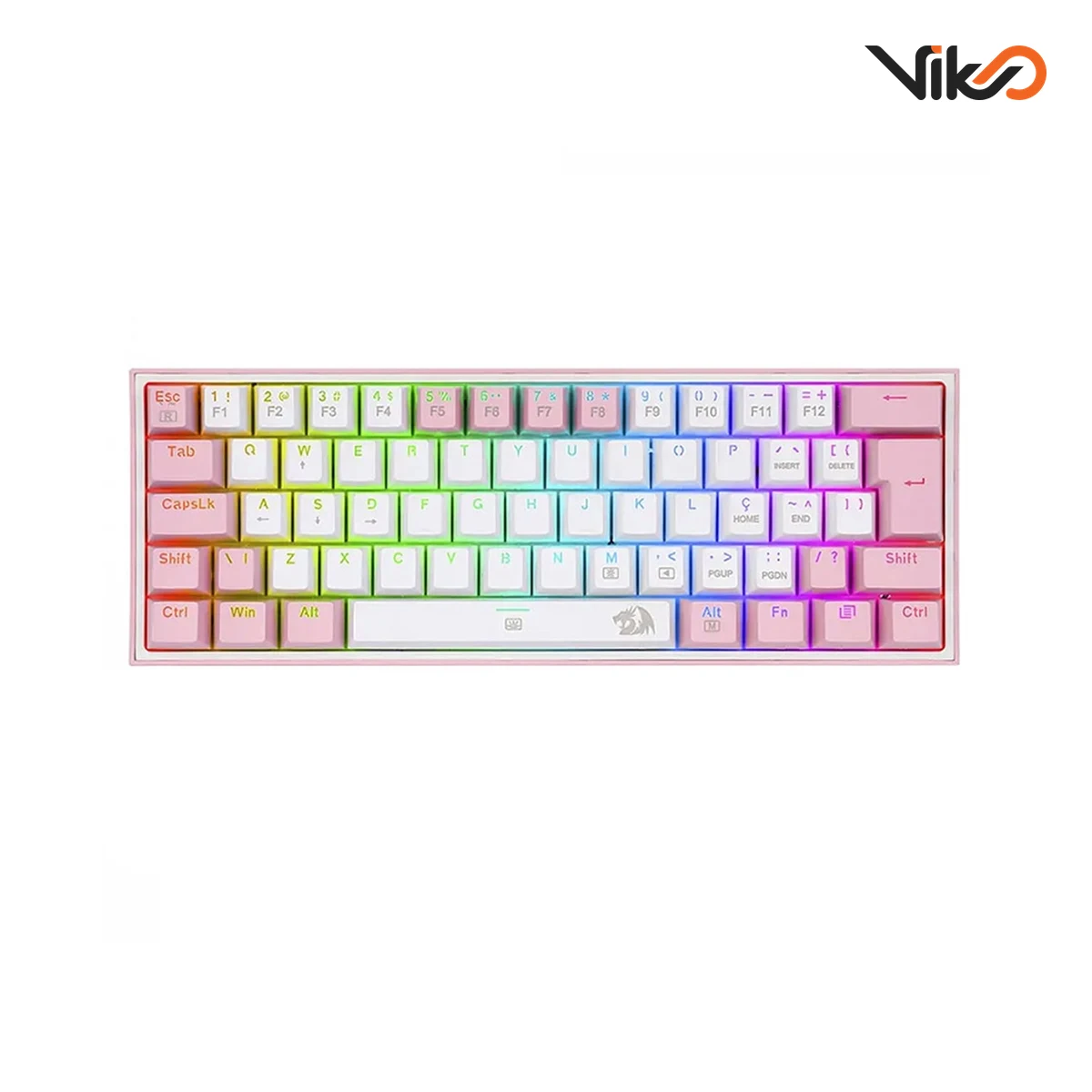 کیبورد گیمینگ ردراگون مدل FIZZ K617 RGB