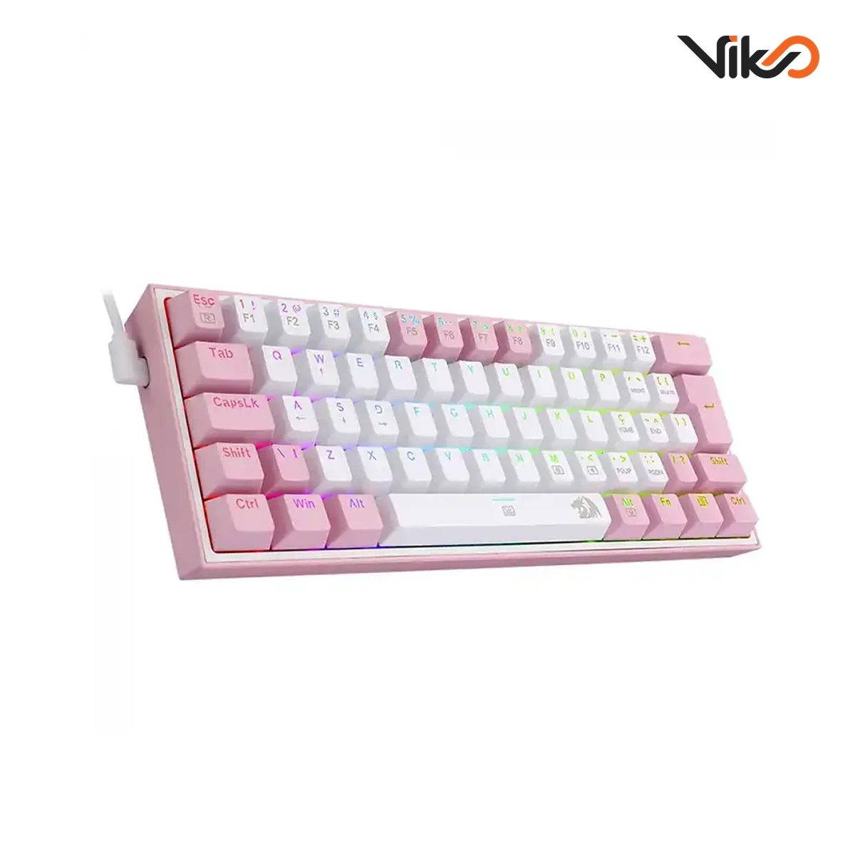 کیبورد گیمینگ ردراگون مدل FIZZ K617 RGB