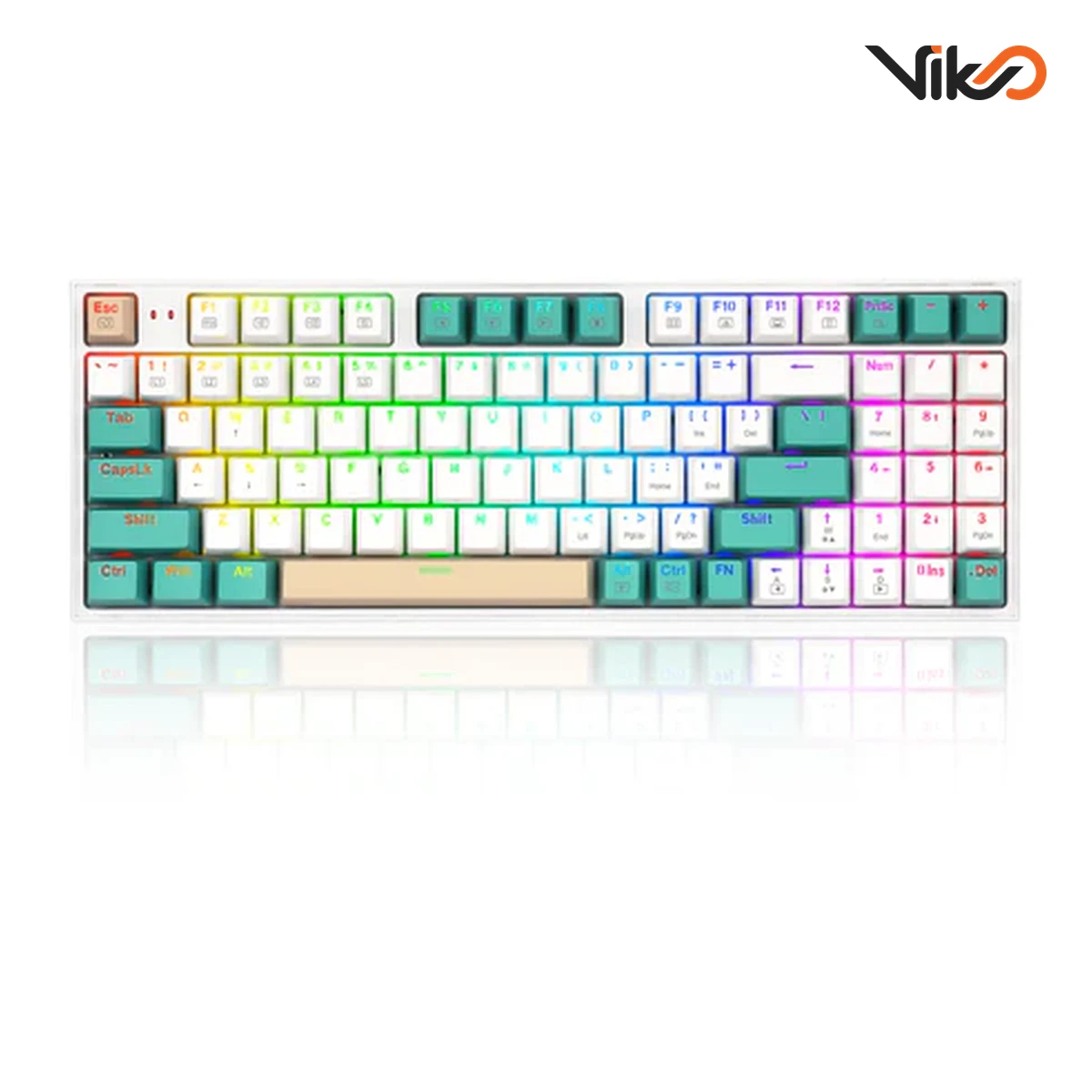 کیبورد گیمینگ ردراگون مدل KITAVA K636WGC RGB