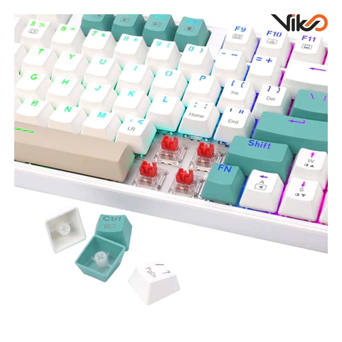 کیبورد گیمینگ ردراگون مدل KITAVA K636WGC RGB