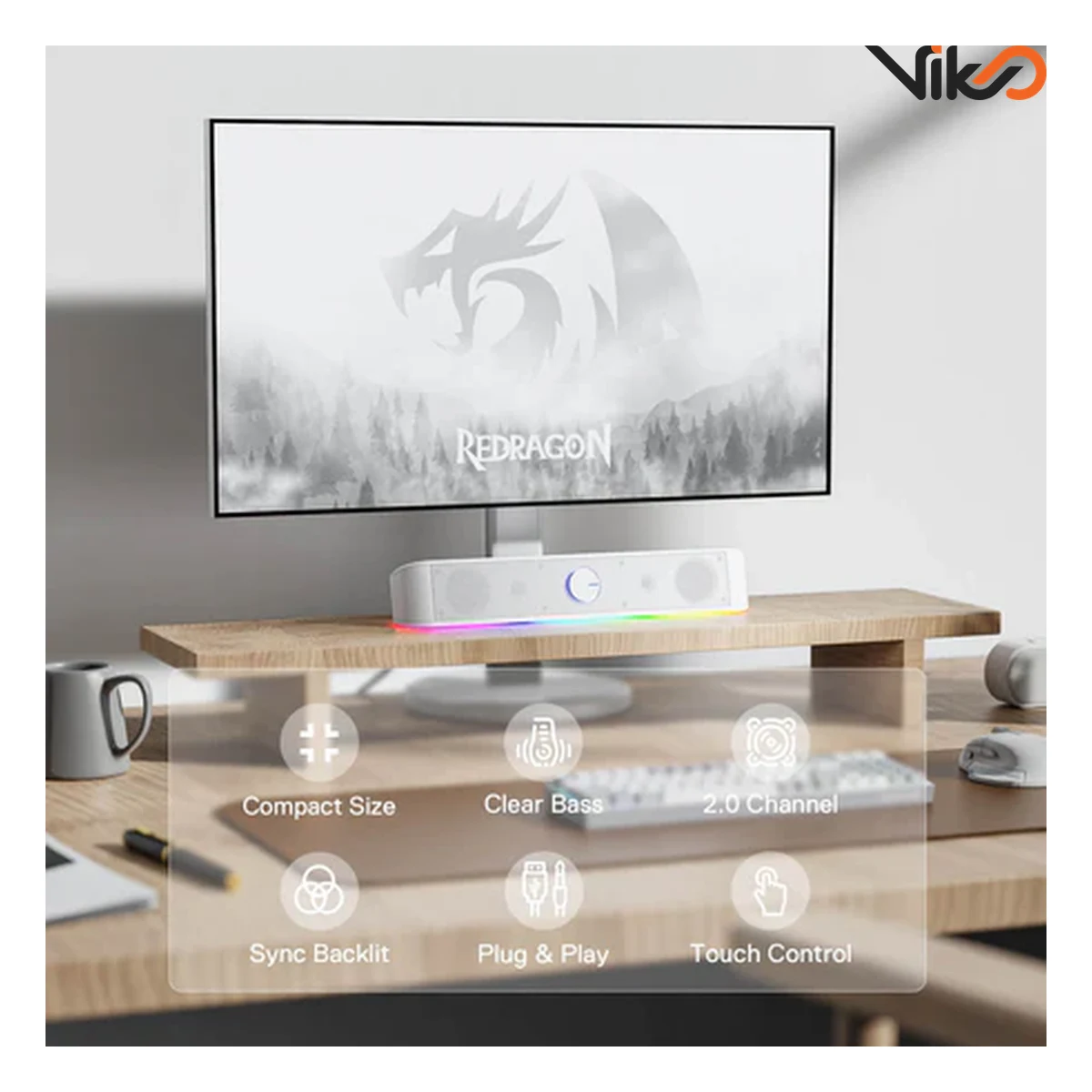 اسپیکر گیمینگ ردراگون مدل Adiemus GS560