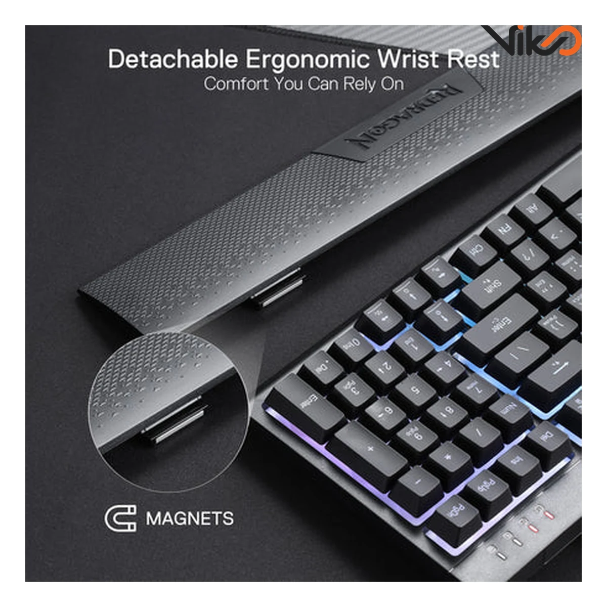 کیبورد گیمینگ ردراگون مدل SHIVA K515 RGB