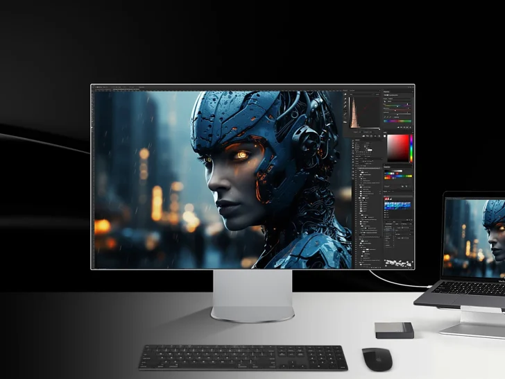 اولین مانیتور 6K جهان با پورت Thunderbolt 5، ال‌جی 32U990A، با پشتیبانی از DisplayHDR 600