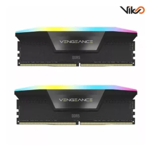 رم کامپیوتر DDR5 دو کاناله 6000 مگاهرتز CL36 کورسیر مدل VENGEANCE RGB ظرفیت 32 گیگابایت
