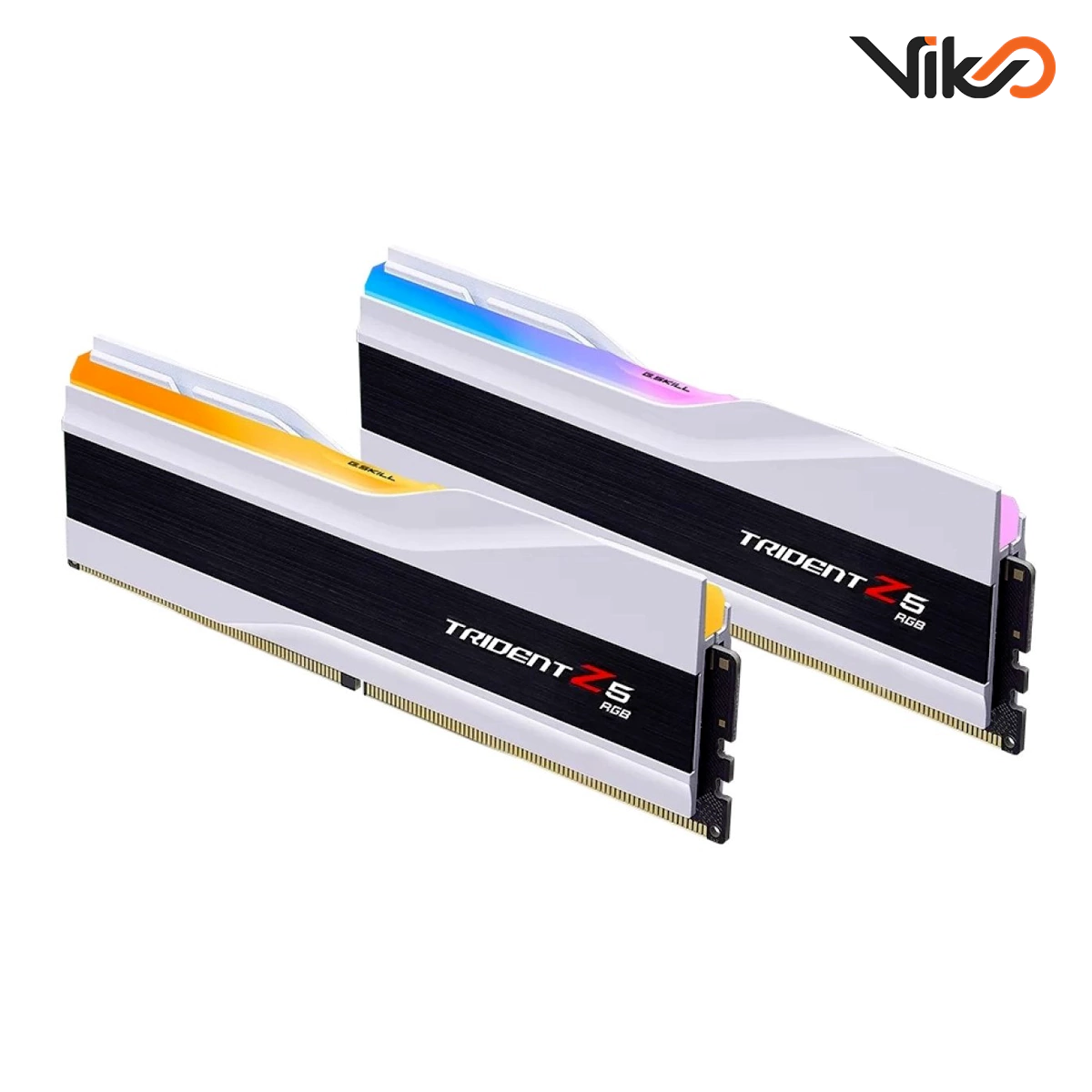 رم کامپیوتر DDR5 دو کاناله 6400 مگاهرتز CL32 جی اسکیل مدل Trident Z5 RGB White (2)