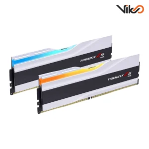 رم کامپیوتر DDR5 دو کاناله 6400 مگاهرتز CL32 جی اسکیل مدل Trident Z5 RGB White (3)