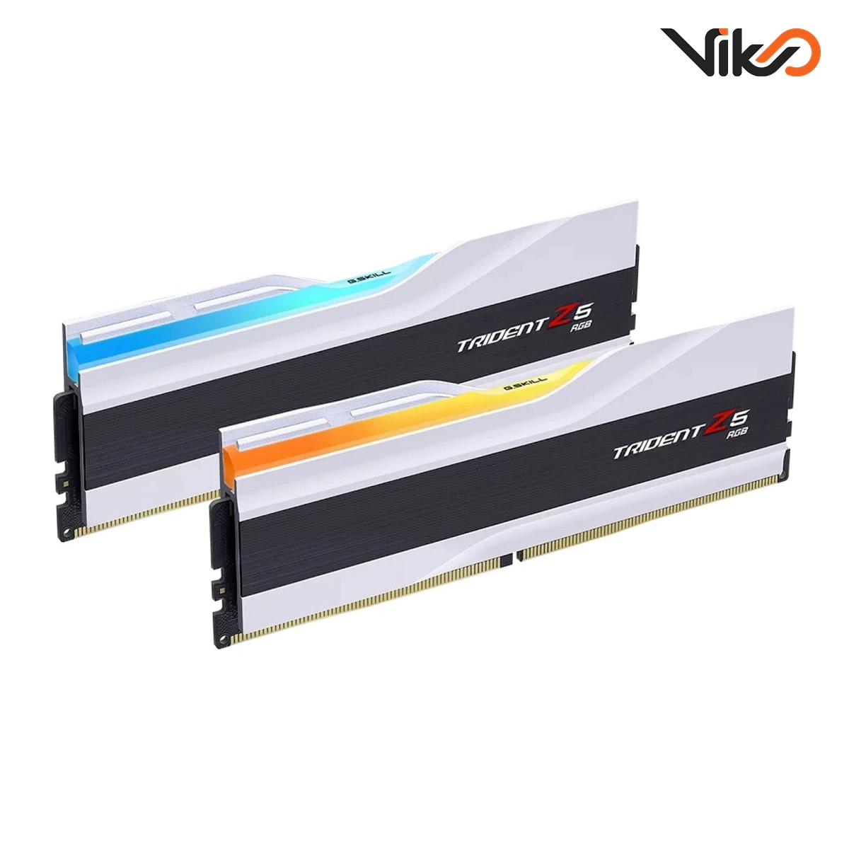رم کامپیوتر DDR5 دو کاناله 6400 مگاهرتز CL32 جی اسکیل مدل Trident Z5 RGB White (3)