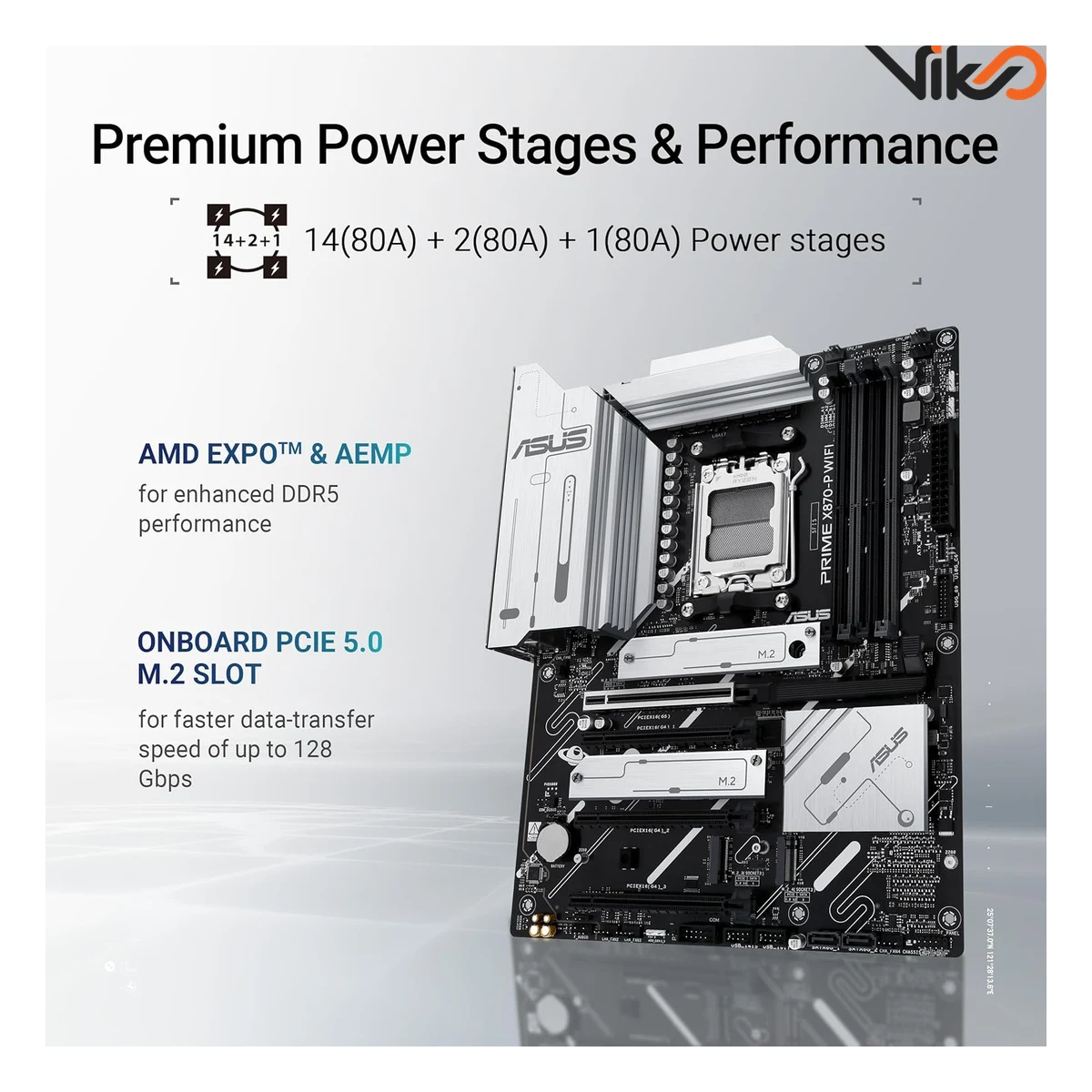 مادربرد ایسوس مدل PRIME X870-P WIFI