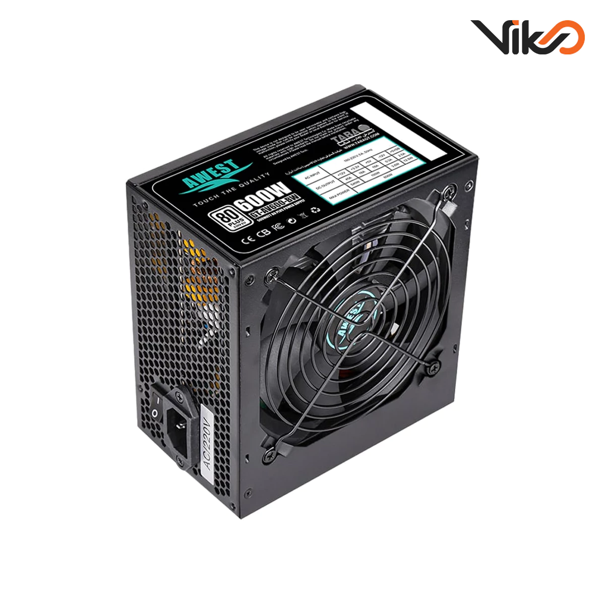 منبع تغذیه کامپیوتر اوست مدل GT-AV600-BW (4)