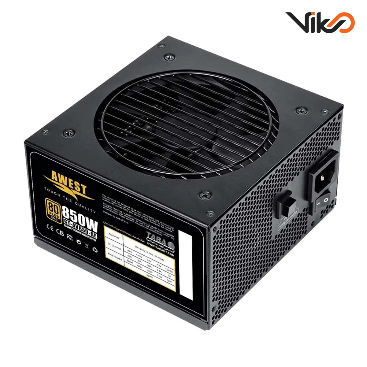 منبع تغذیه کامپیوتر اوست مدل GT-AV850-GF (1) منبع تغذیه کامپیوتر اوست مدل GT-AV850-GF (1)