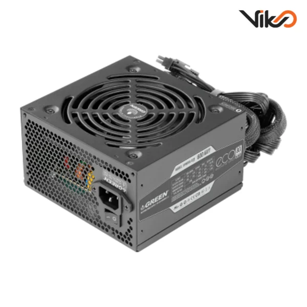 منبع تغذیه کامپیوتر گرین مدل GP600A-ECO Rev3.1 (1)
