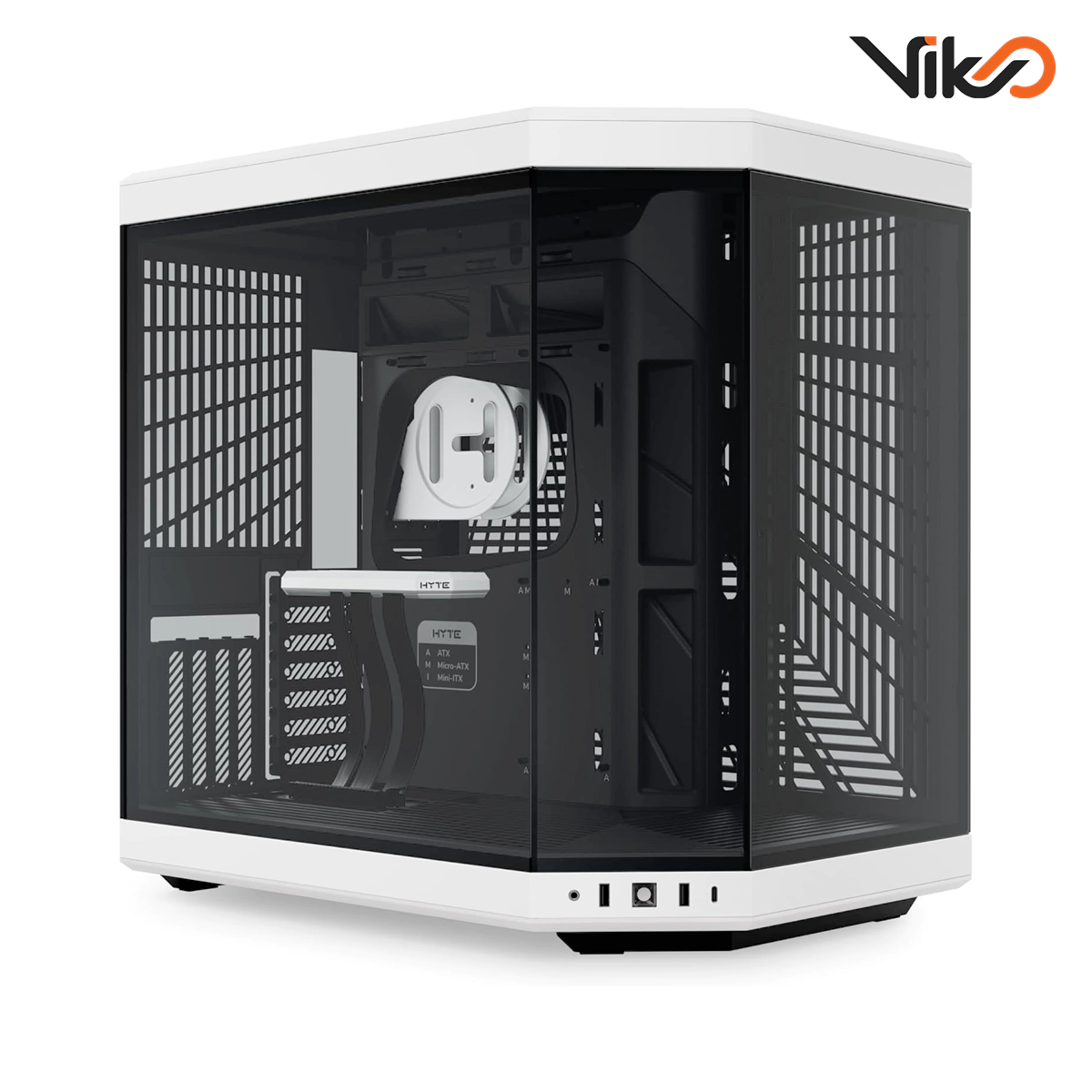 کیس هایت مدل Y70 Black White Panda (1)