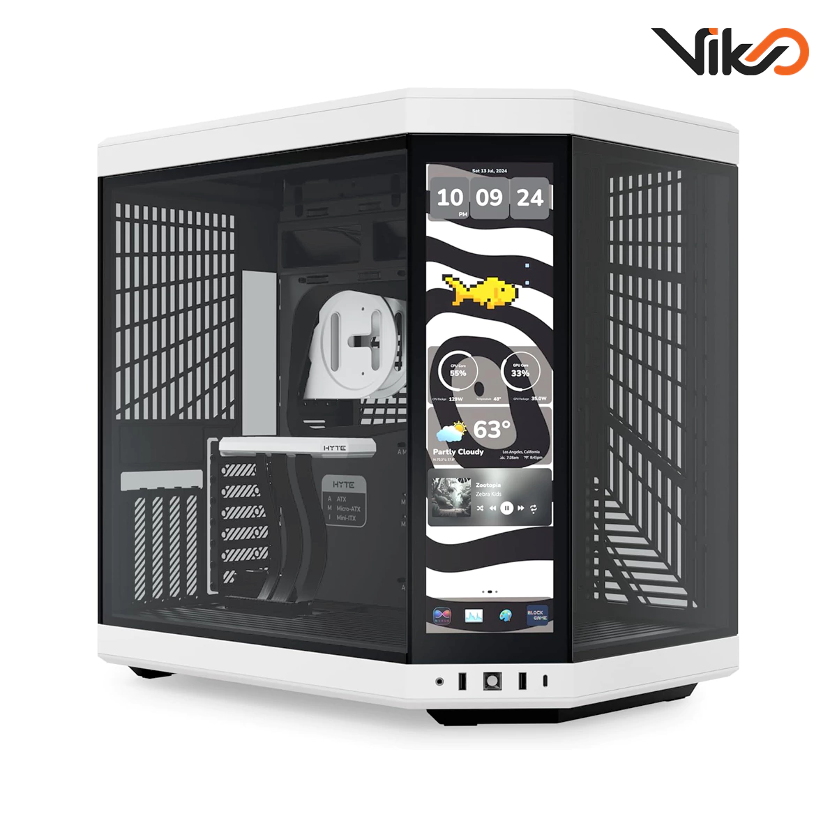 کیس هایت مدل Y70 Black White Panda به همراه نمایشگر Y70 Touch Infinite (1)