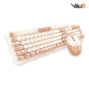 کیبورد و ماوس بی سیم مافی مدل Ice cream