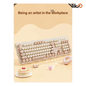 کیبورد و ماوس بی سیم مافی مدل Ice cream