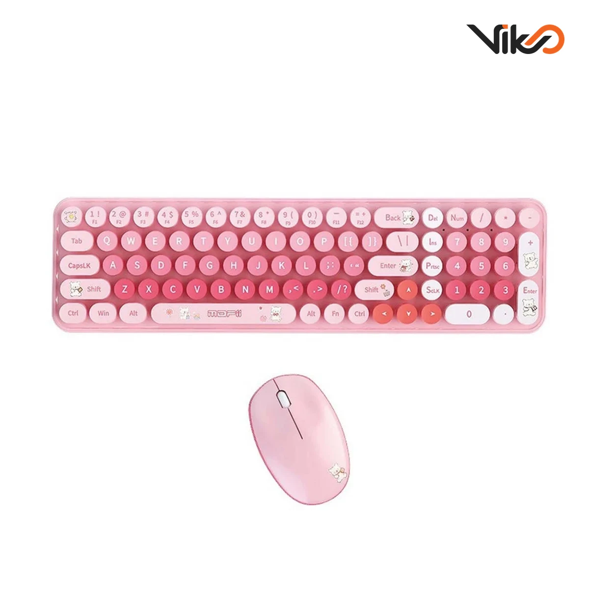 کیبورد و ماوس بی سیم مافی مدل Baby Bear