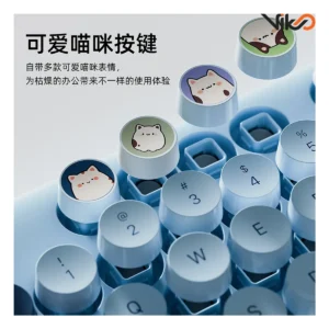 کیبورد و ماوس بی سیم مافی مدل Silly Cat