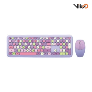کیبورد و ماوس بی سیم مافی مدل 666 Colorful