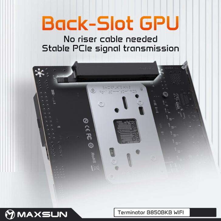 MAXSUN B850 BKB WiFi؛ تجربه نصب کارت گرافیک پایدار و فضای کمتر در کیس‌های کوچک
