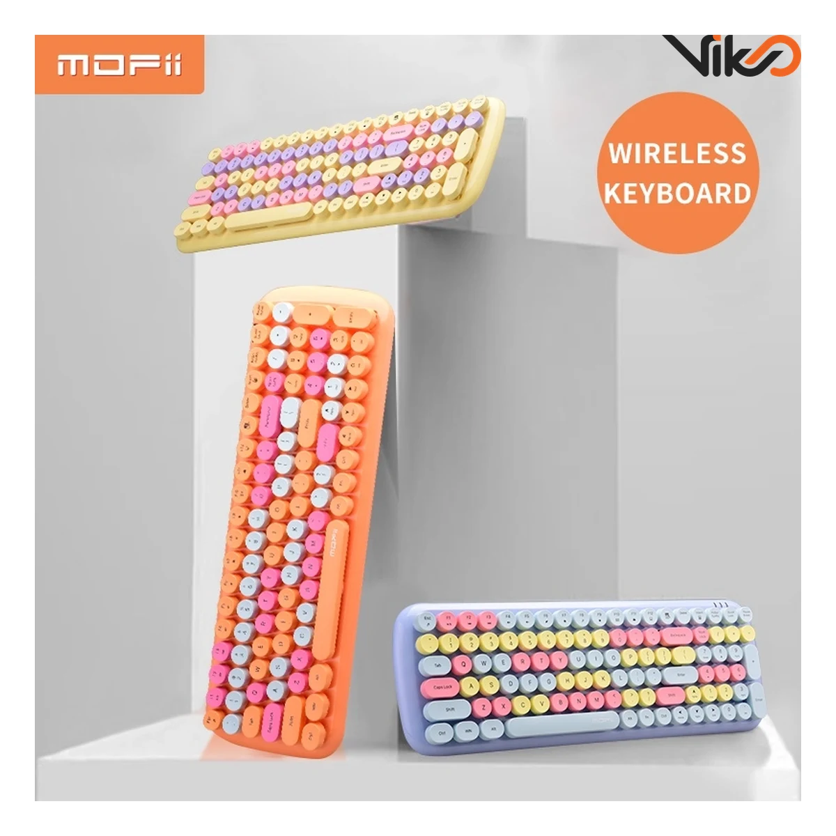 کیبورد و ماوس بی سیم مافی مدل Candy XR