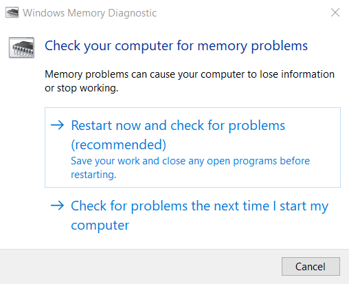 Proactive Memory Diagnostics
