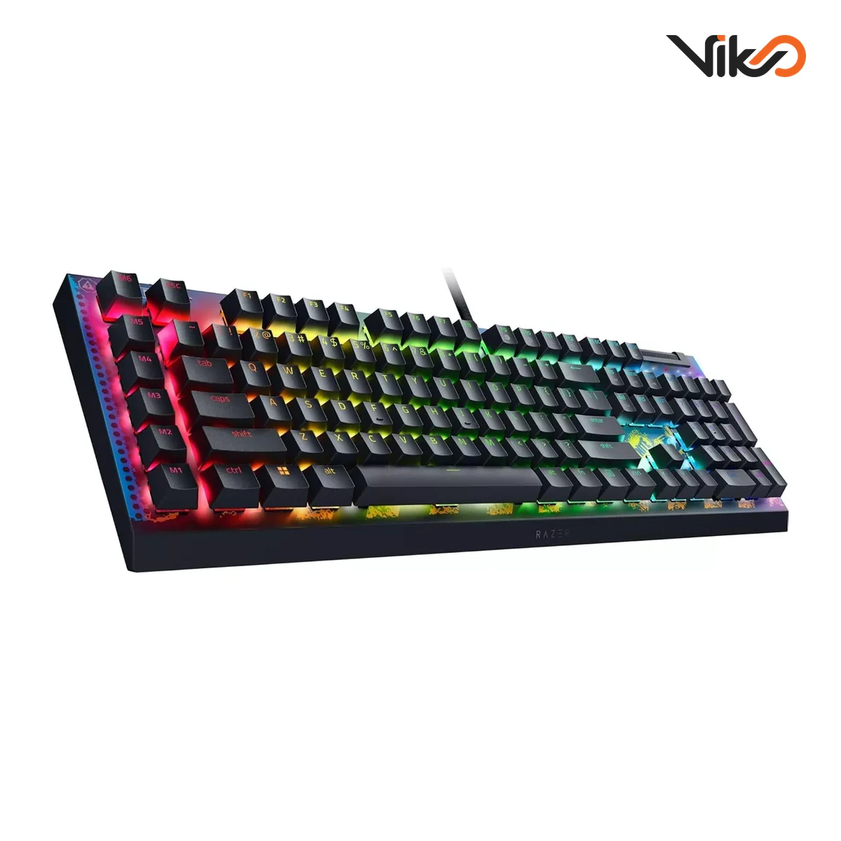 کیبورد ریزر مدل BlackWidow V4 X Yellow Switch Fortnite Edition