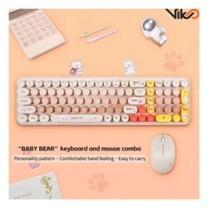 کیبورد و ماوس بی سیم مافی مدل Baby Bear