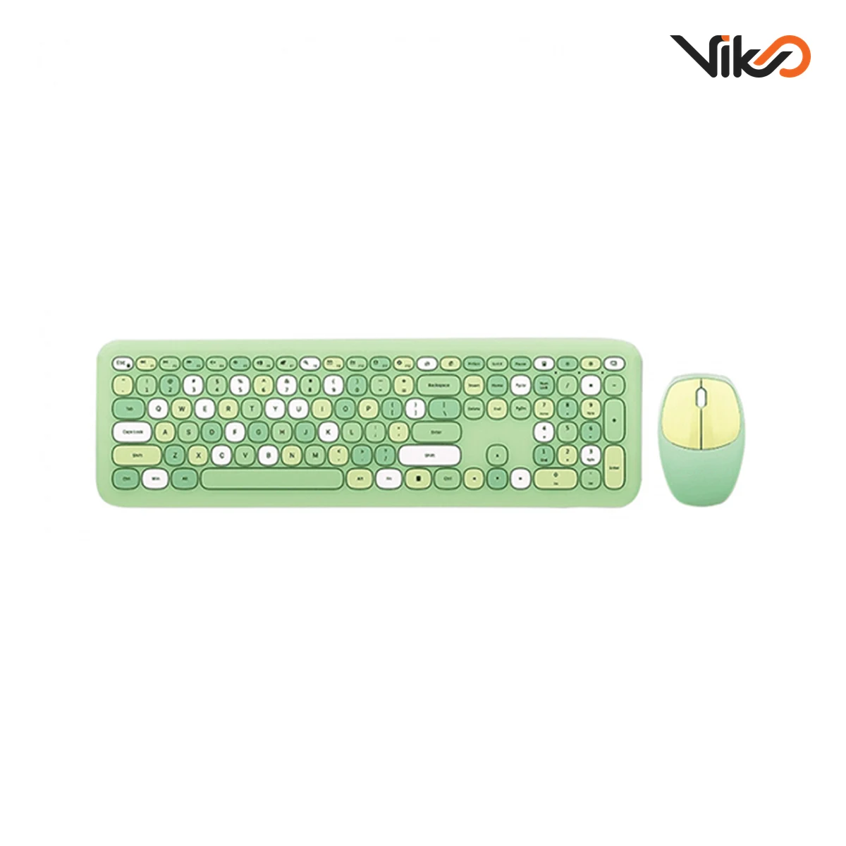 کیبورد و ماوس بی سیم مافی مدل 666 Colorful