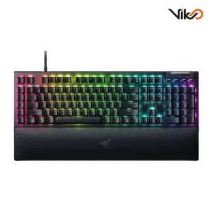 کیبورد ریزر مدل BlackWidow V4 Green Switch