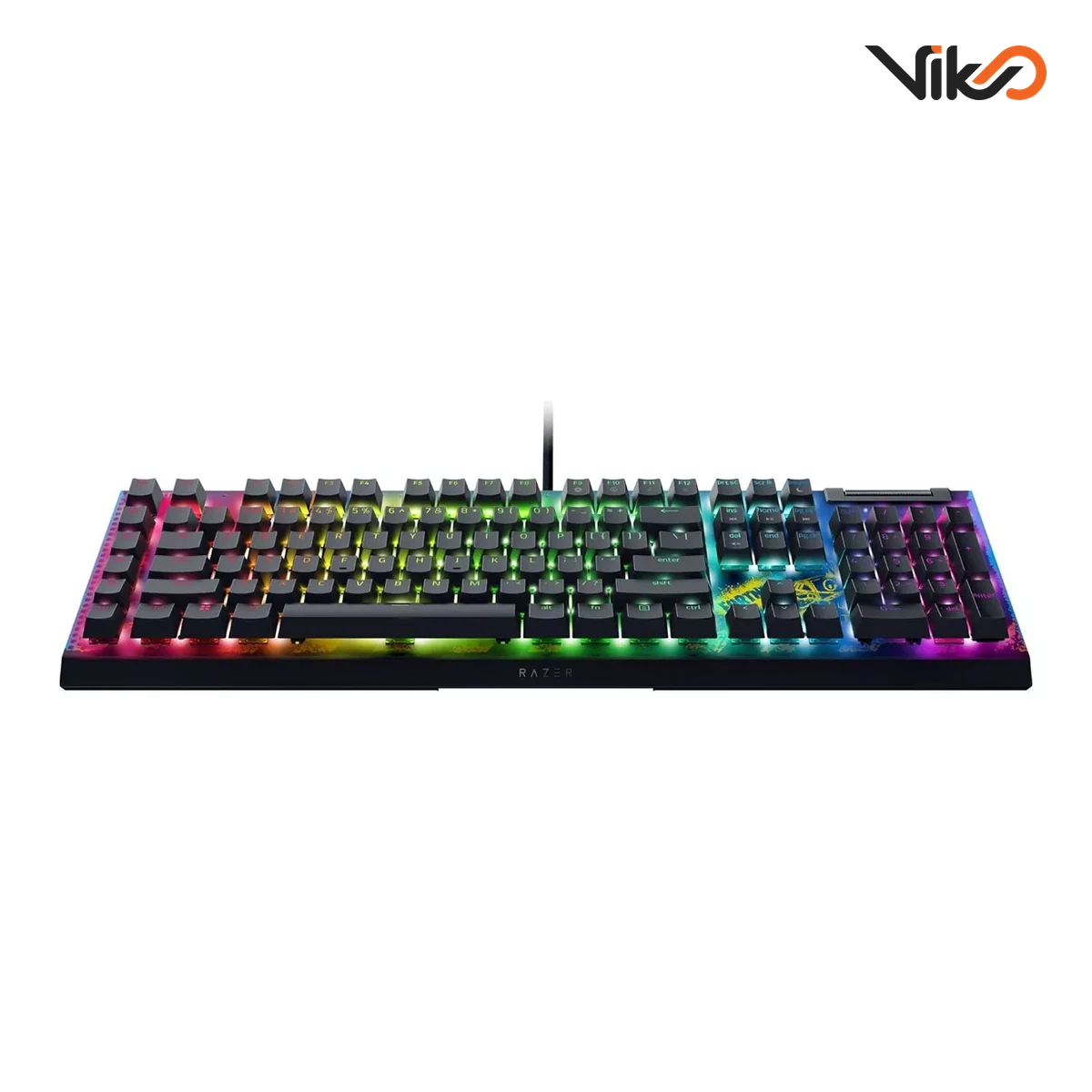 کیبورد ریزر مدل BlackWidow V4 X Yellow Switch Fortnite Edition