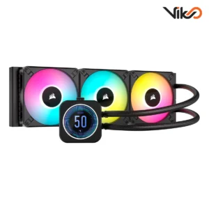 خنک کننده مایع پردازنده کورسیر مدل iCUE H150i ELITE LCD XT Black