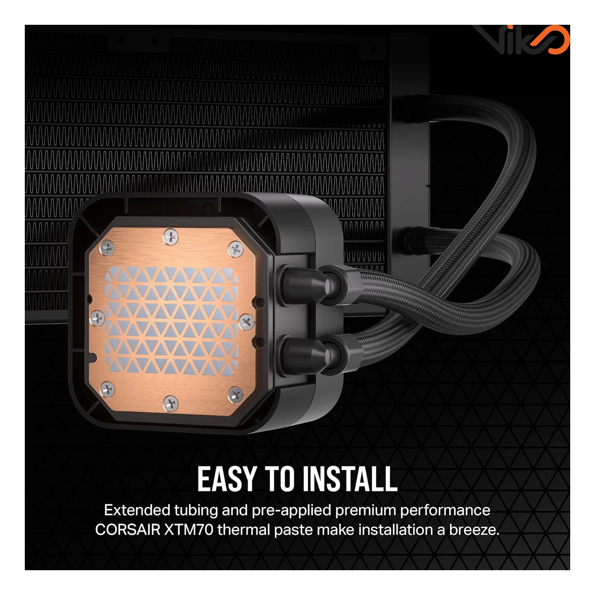 خنک کننده مایع پردازنده کورسیر مدل iCUE H150i ELITE LCD XT Black