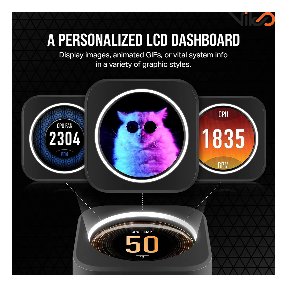 خنک کننده مایع پردازنده کورسیر مدل iCUE H150i ELITE LCD XT Black