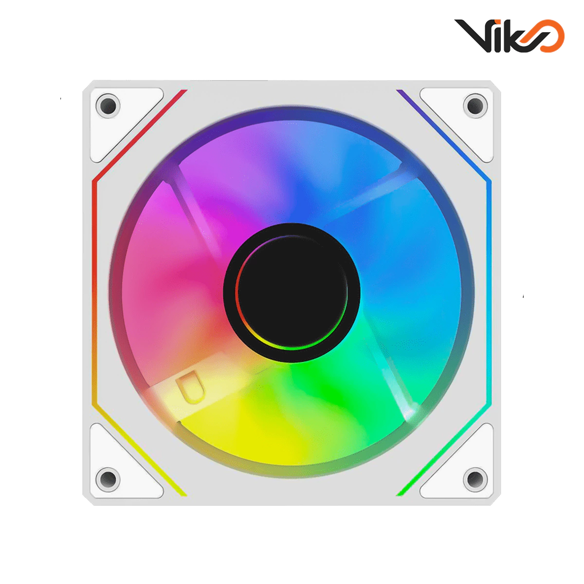 فن کیس اوست مدل AVI-120 ARGB White (1)