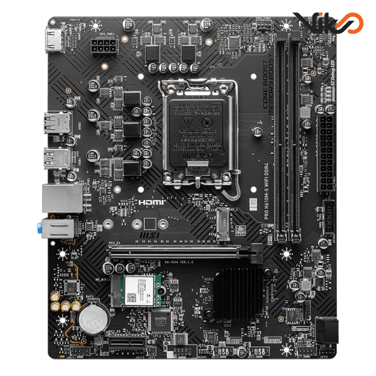 مادربرد ام اس آی مدل PRO H610M-S WIFI DDR4