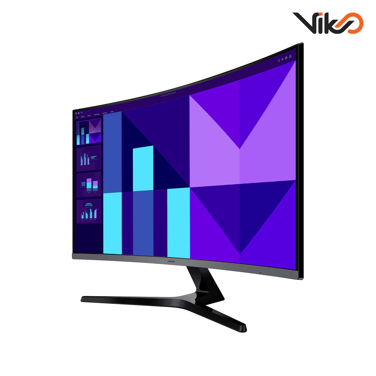 مانیتور 32 اینچ خمیده سامسونگ مدل Essential S3 LS32D392 (2)