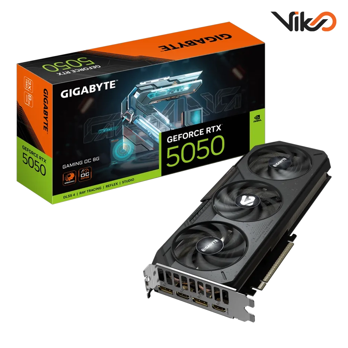 کارت گرافیک گیگابایت مدل GeForce RTX 5050 GAMING OC 8G