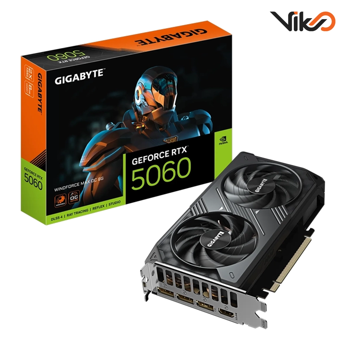 کارت گرافیک گیگابایت مدل GeForce RTX 5060 WINDFORCE MAX OC 8G