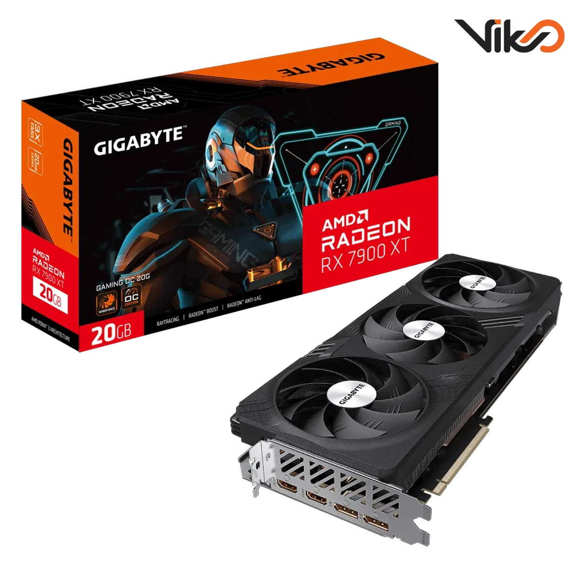 کارت گرافیک گیگابایت مدل Radeon RX 7900 XT GAMING OC 20G