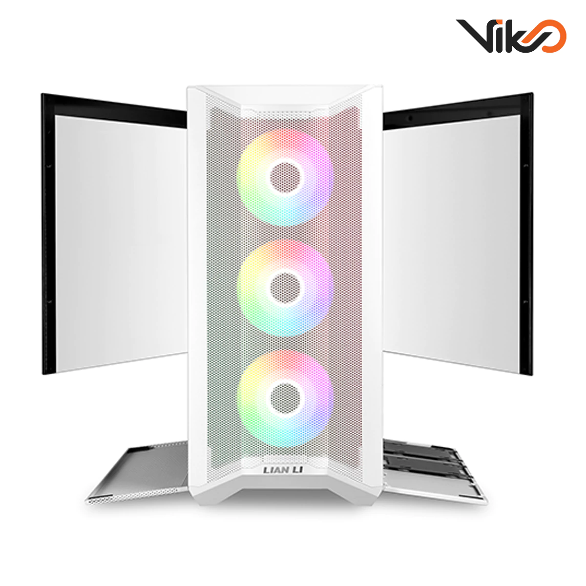کیس لیان لی مدل LANCOOL II MESH RGB White (3)
