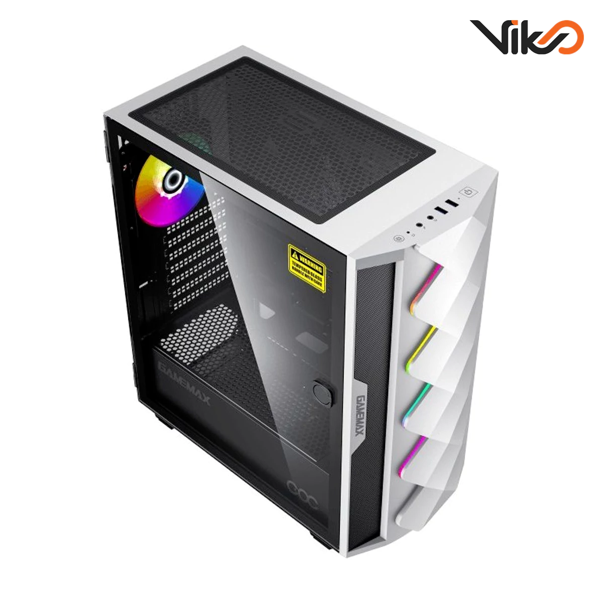 کیس گیم مکس مدل Diamond COC White (4)