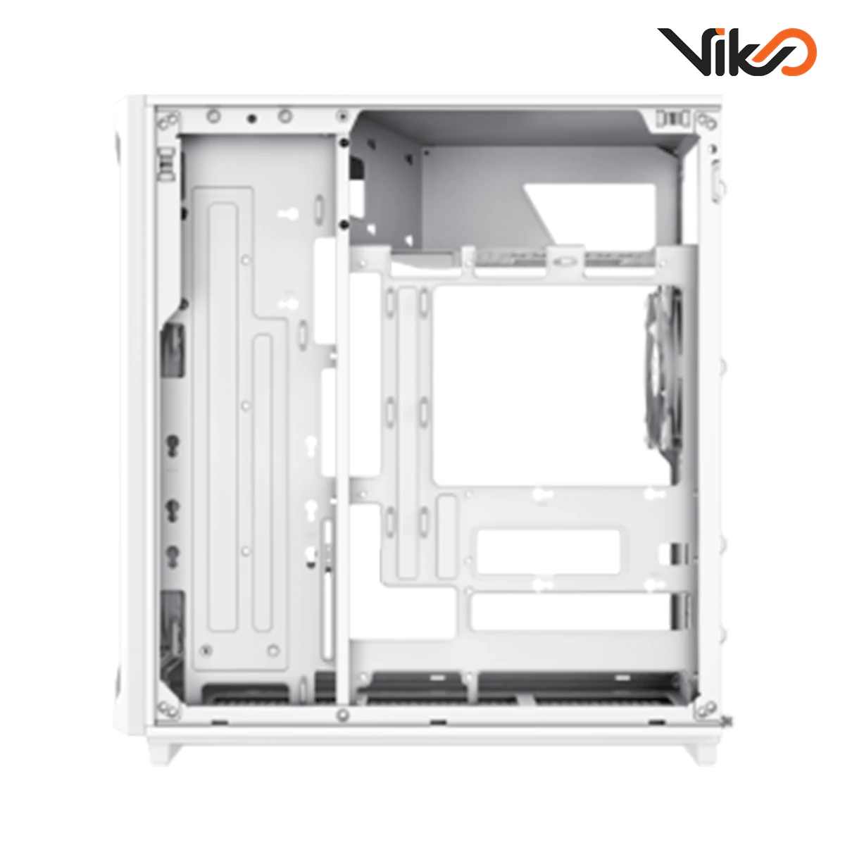 کیس گیم مکس مدل F45 White (4)