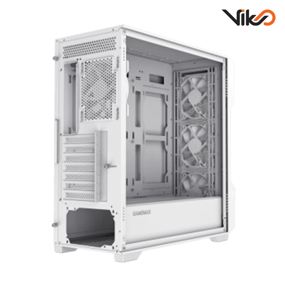 کیس گیم مکس مدل Siege White (5)