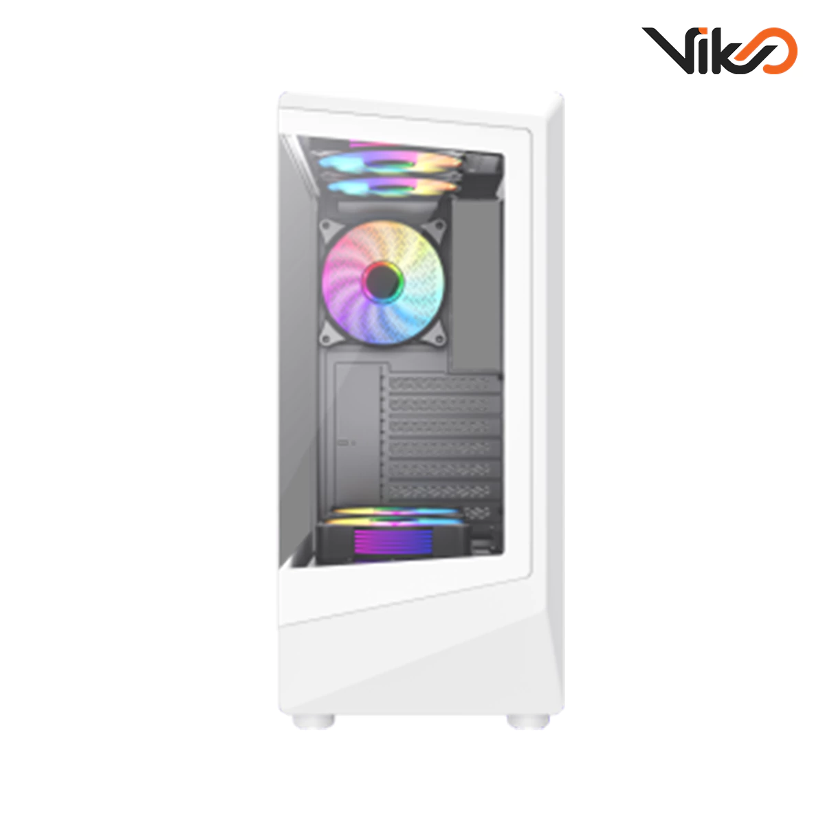کیس گیم مکس مدل Vista COC White (2)