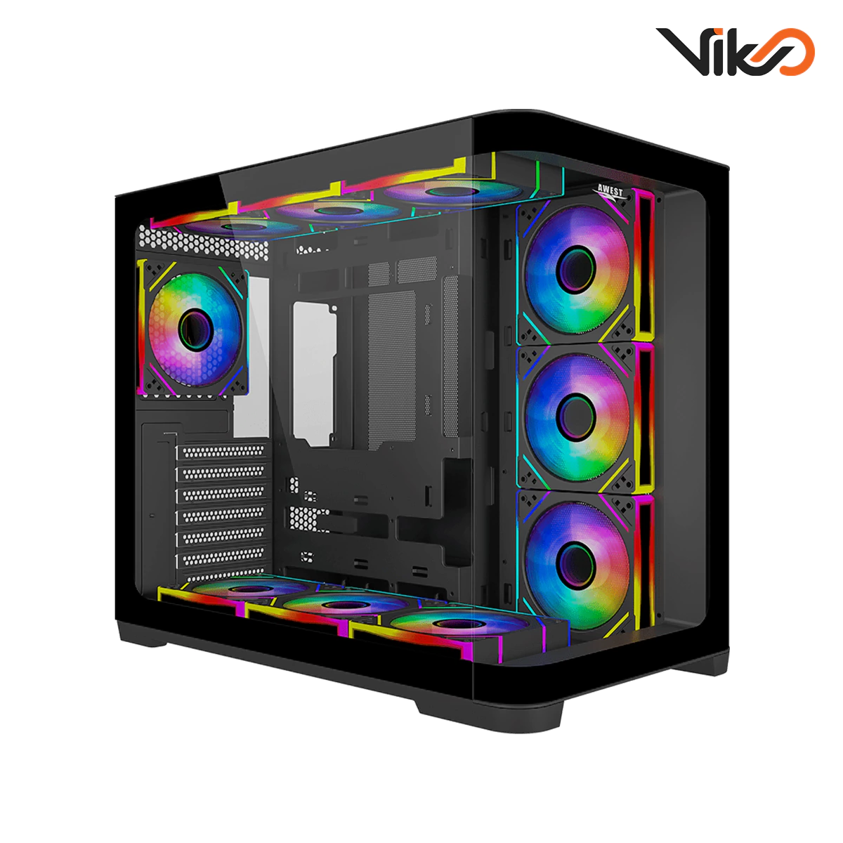 کیس گیمینگ اوست مدل GT-AQ18-MB (1)