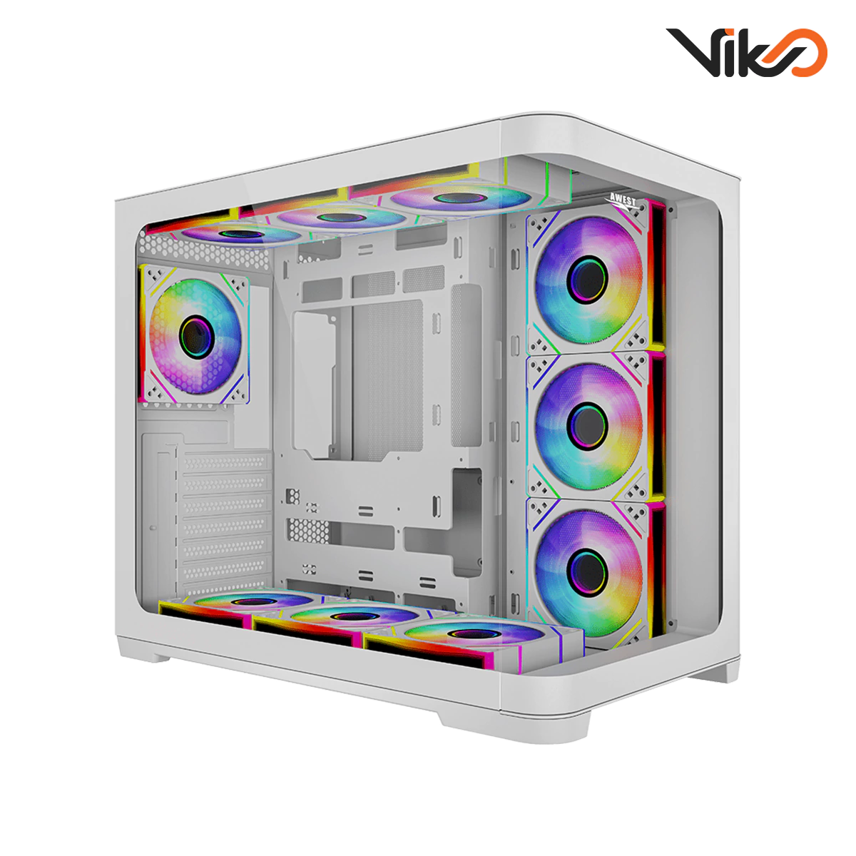 کیس گیمینگ اوست مدل GT-AQ18-MW (1)