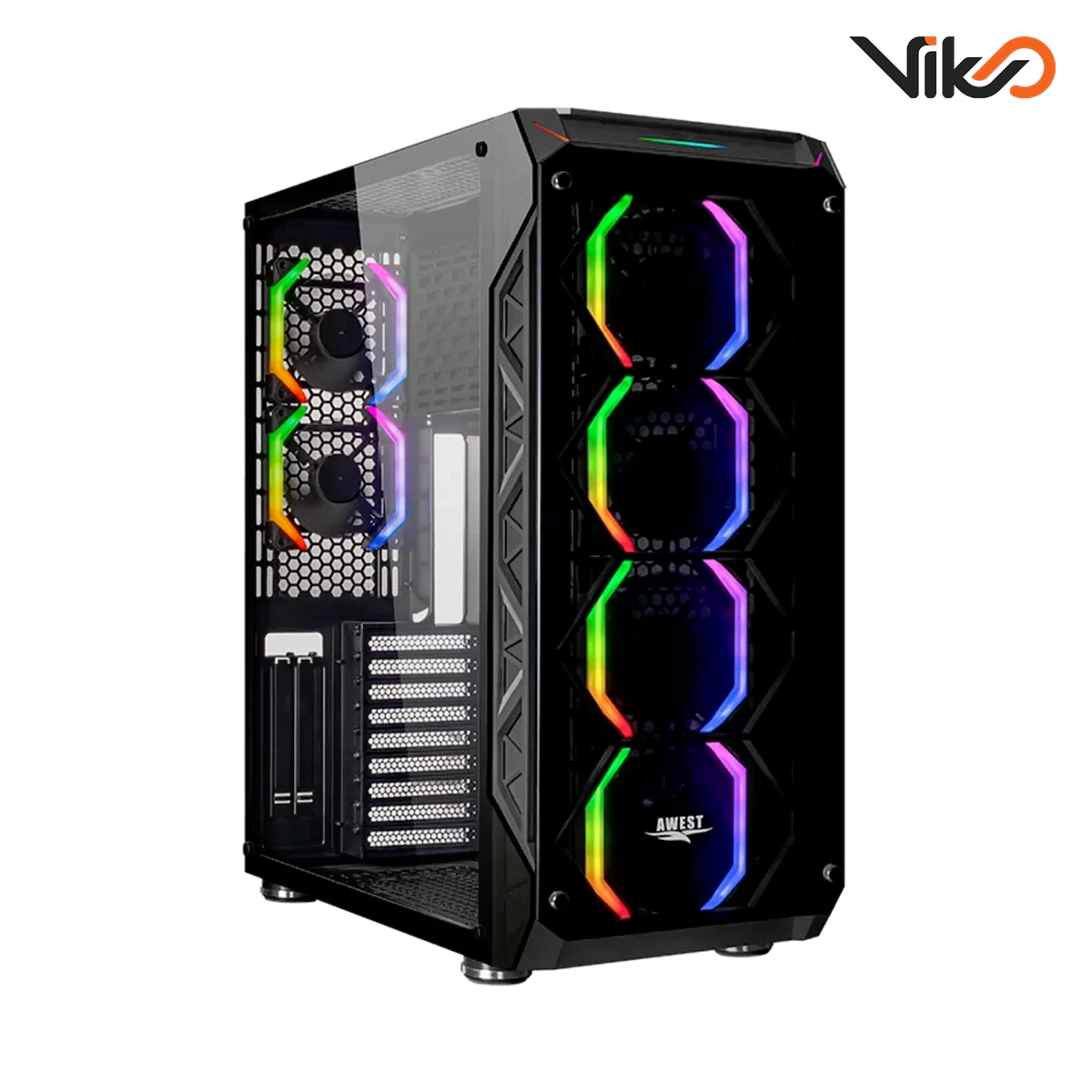 کیس گیمینگ اوست مدل GT-AV401-FB (2)